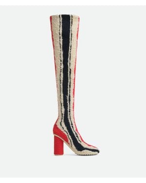 Bottega Veneta Atomic Over-The-Knee Boot - White