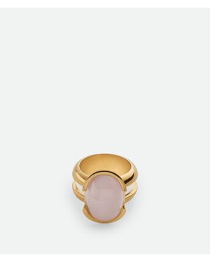 Bottega Veneta Bague Ellipse Petit Format - Métallisé