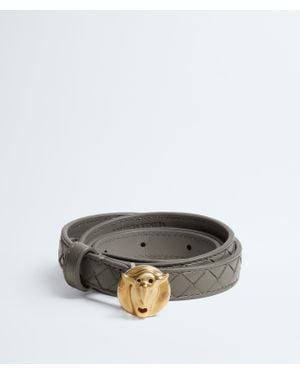 Bottega Veneta Face Belt - Gray