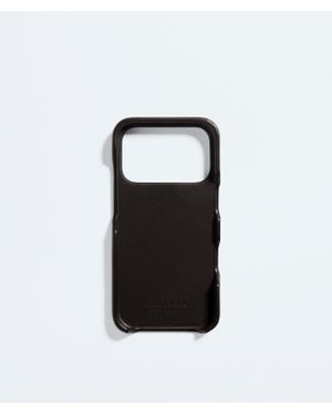 Bottega Veneta Intrecciato Iphone 17 Pro Case in Black for Men | Lyst
