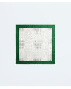 Bottega Veneta Foulard en sergé de soie - Vert