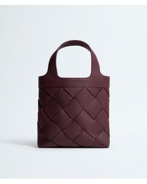 Bottega Veneta Kleine Diago Tote Bag - Lila