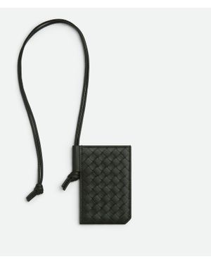 Bottega Veneta Intrecciato Piccolo Kartenetui - Weiß