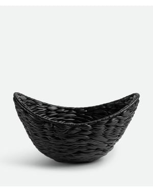 Bottega Veneta Intreccio Foulard Nest Basket - Black