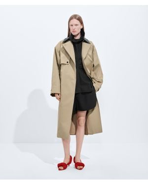 Bottega Veneta Cotton Trench Coat - White