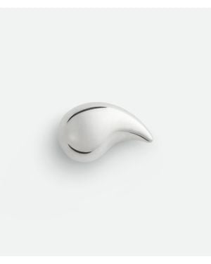 Bottega Veneta Large Drop Brooch - White