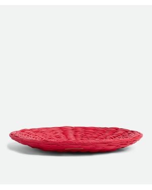 Bottega Veneta Foulard Intreccio Centrepiece - Red