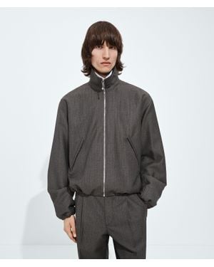 Bottega Veneta Wool And Mohair Blouson - Grey