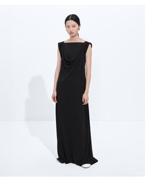 Bottega Veneta Crepe Viscose Jersey Dress - White