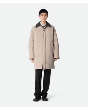 Bottega Veneta Tech Nylon Coat - Natural