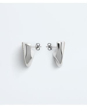 Bottega Veneta Small Prisma Earrings - White