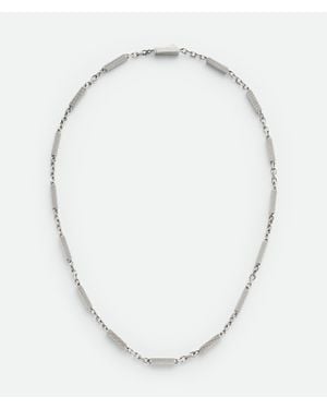 Bottega Veneta Pen Chain Necklace - White