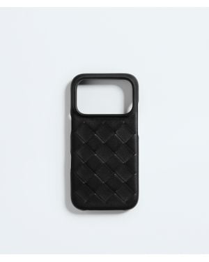 Bottega Veneta Intrecciato Iphone 17 Pro Case - Black