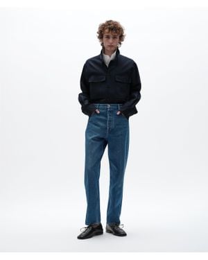 Bottega Veneta Medium Wide Leg Jeans - Blue