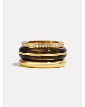 BY PARIAH Classic Ring Stack - Metallic
