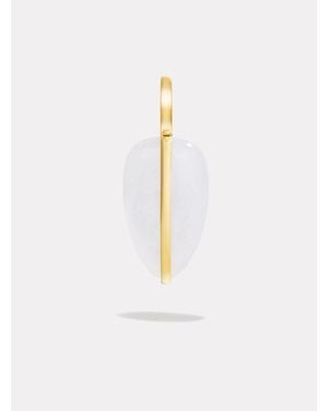 BY PARIAH Small Pebble Pendant - White