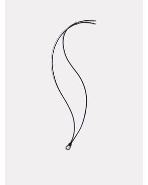 BY PARIAH Fortuna Leather Necklace - White