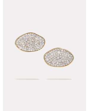 BY PARIAH Diamond Cluster Stud Earrings - Multicolour
