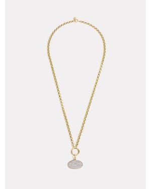 BY PARIAH Diamond Cluster Collector Necklace — 3.5 Mm — 45 Cm - White