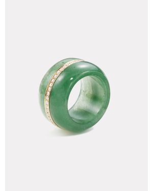 BY PARIAH Pebble Cocktail Ring - Green