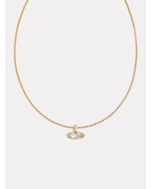 BY PARIAH Ellipse Necklace Topaz - Natural