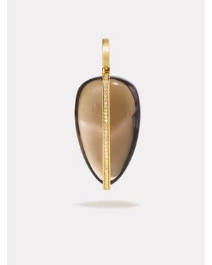 BY PARIAH Diamond Pebble Pendant - White