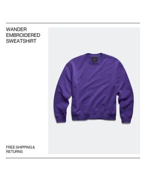 Canada Goose Wander Embroidered Sweatshirt - Purple