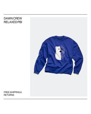 Canada Goose Dawn Crew Relaxed Pbi - Blue