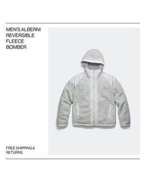 Canada Goose Alberni Reversible Fleece Bomber - White