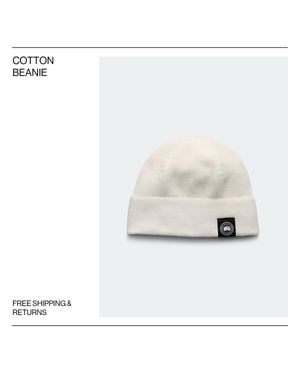 Canada Goose Cotton Beanie - White