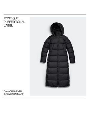 Canada Goose Mystique Puffer Tonal Label - Black