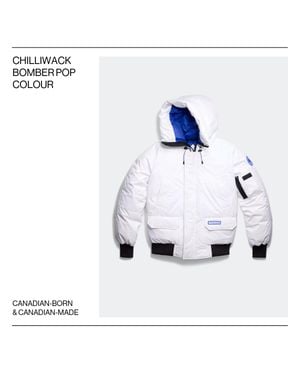 Canada Goose Chilliwack Bomber Pop Colour - White