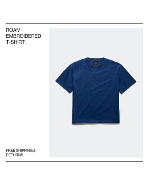 Canada Goose Roam Embroidered T-Shirt - Blue