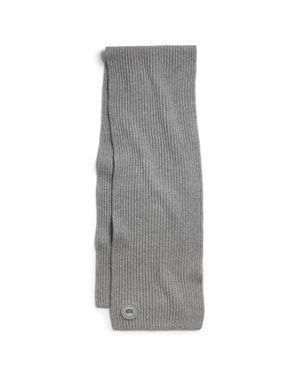 Canada Goose Cashmere Blend Rib Scarf - Grey