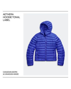 Canada Goose Aethera Hoodie Tonal Label - Blue