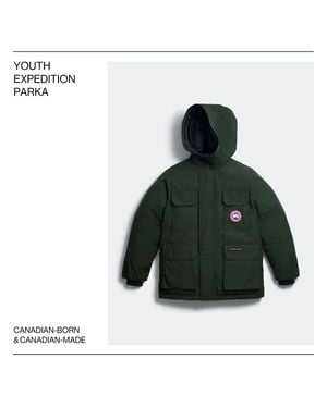 Canada Goose Youth Expedition Parka - Green
