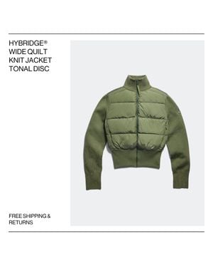 Canada Goose Hybridge® Wide Quilt Knit Jacket Tonal Disc - Green
