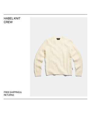 Canada Goose Habel Knit Crew - White