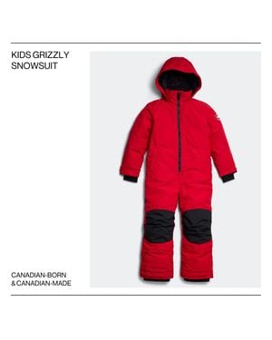 Canada Goose Kids Grizzly Snowsuit - Red