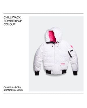 Canada Goose Chilliwack Bomber Pop Colour - White
