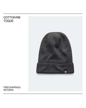 Canada Goose Cotton Rib Toque - Black
