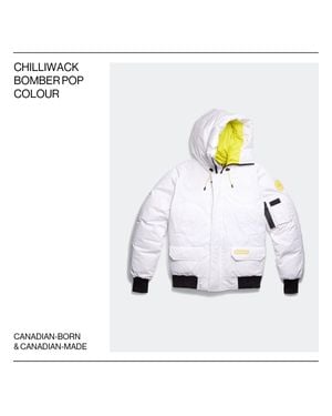 Canada Goose Chilliwack Bomber Pop Colour - White
