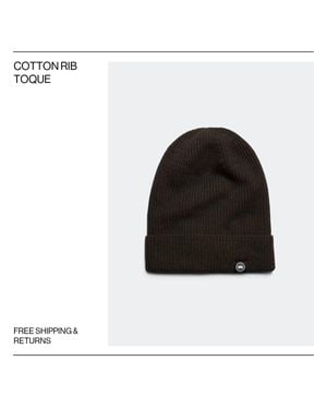 Canada Goose Cotton Rib Toque - Black
