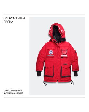 Canada Goose Snow Mantra Parka - Red