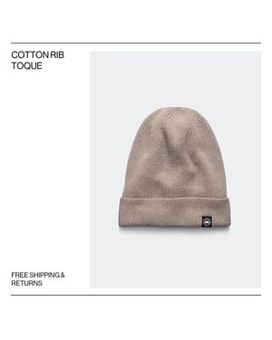 Canada Goose Cotton Rib Toque - White