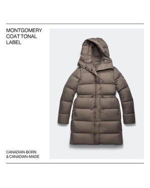 Canada Goose Montgomery Coat Tonal Label - Grey