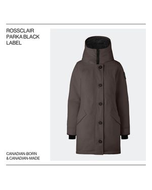 Canada Goose Rossclair Parka Label - Brown