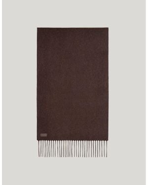 Canali Pure Cashmere Scarf - Brown