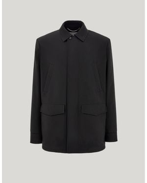 Canali Lightweight Technical Fabric Jacket - Black