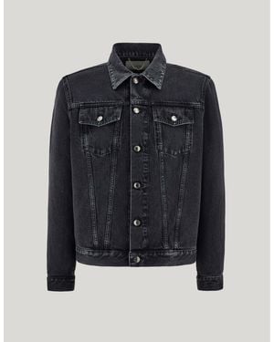 Canali Cotton Denim Jacket - Blue